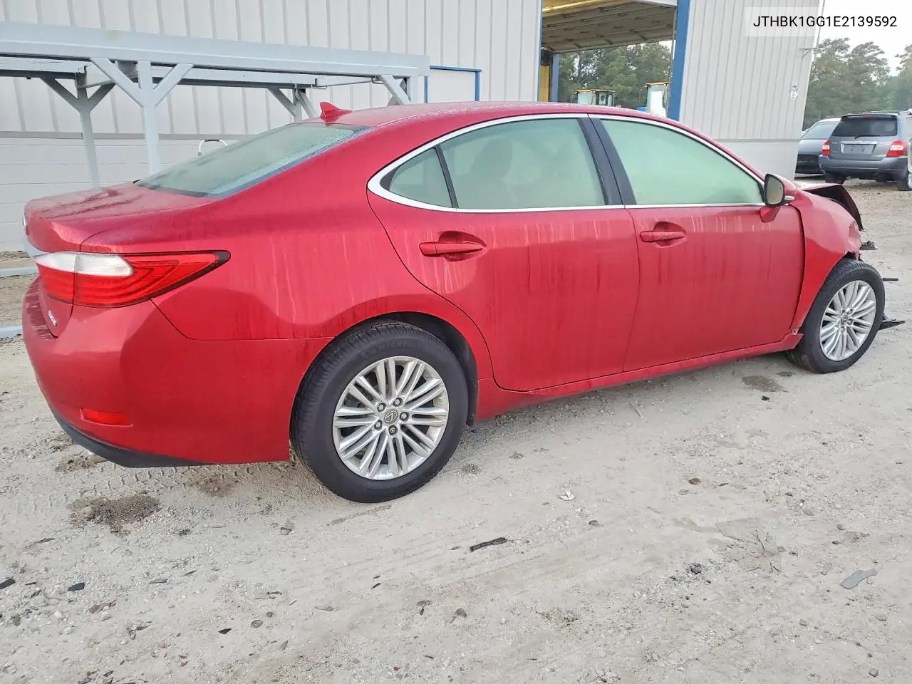 2014 LEXUS ES VIN JTHBK1GG1E2139592 — фото 3