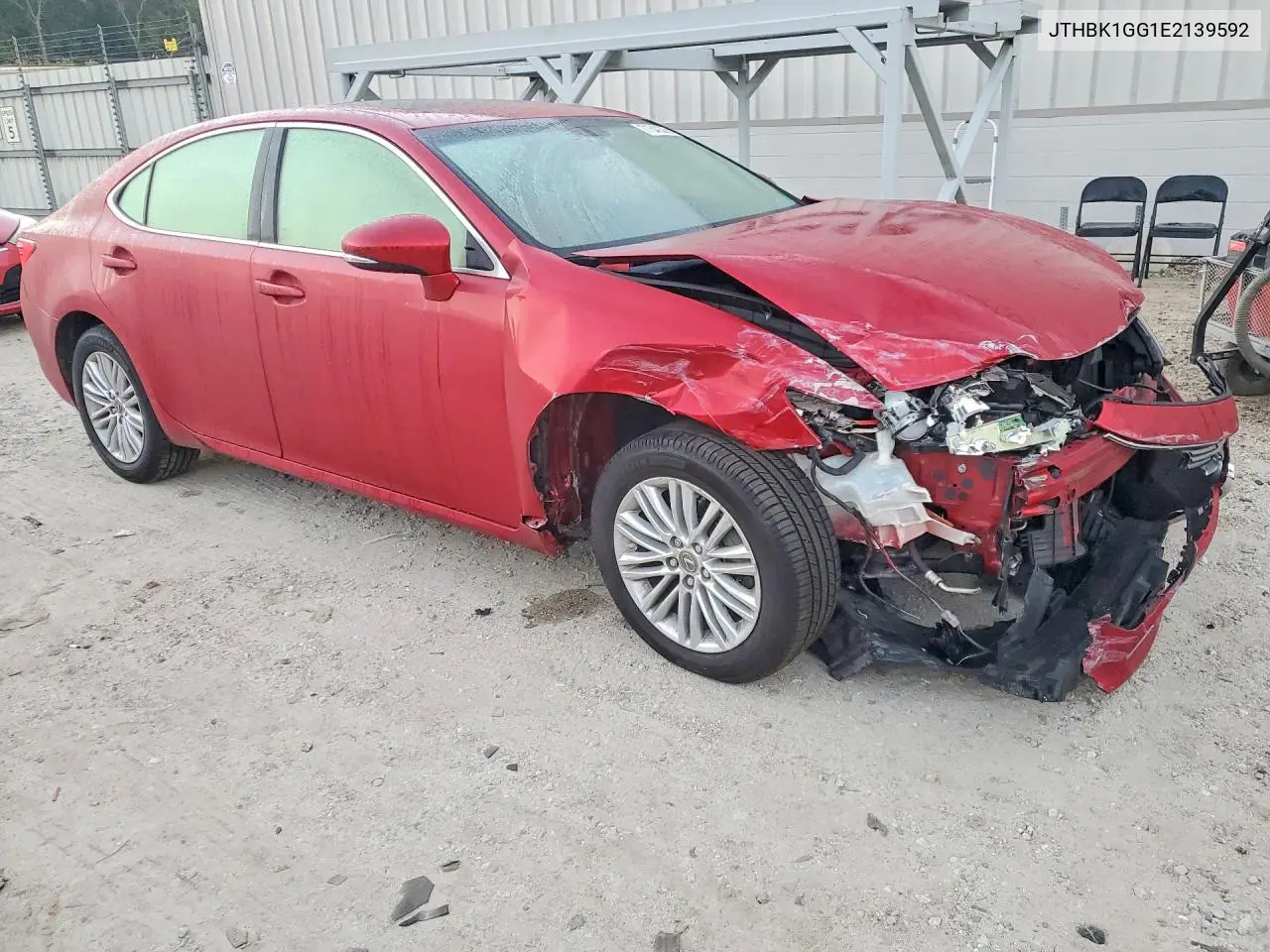 2014 LEXUS ES VIN JTHBK1GG1E2139592 — фото 4