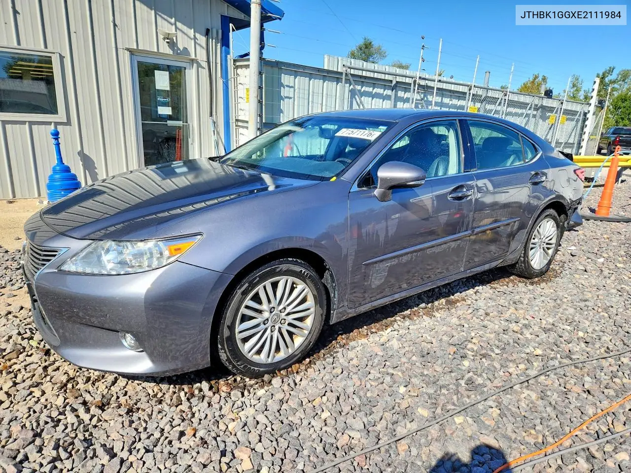 LEXUS ES 2014, VIN JTHBK1GGXE2111984