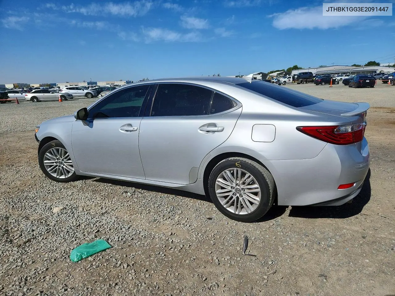 2014 LEXUS ES VIN JTHBK1GG3E2091447 — фото 2