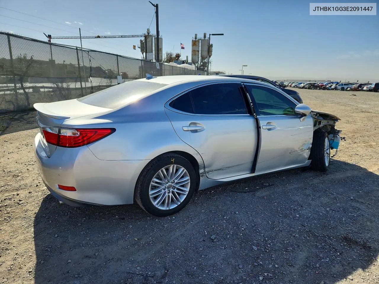 2014 LEXUS ES VIN JTHBK1GG3E2091447 — фото 3
