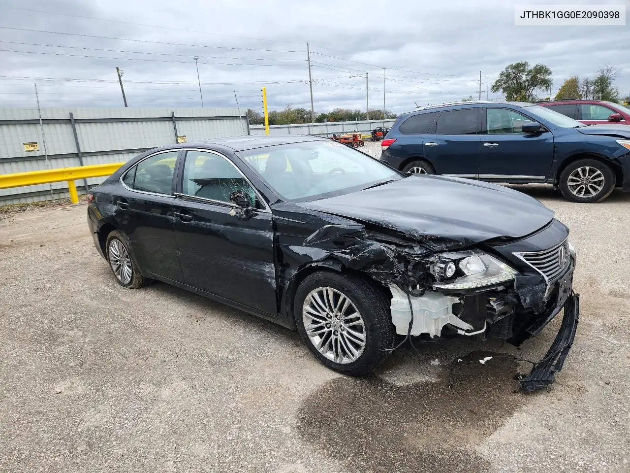 2014 LEXUS ES VIN JTHBK1GG0E2090398 — фото 4