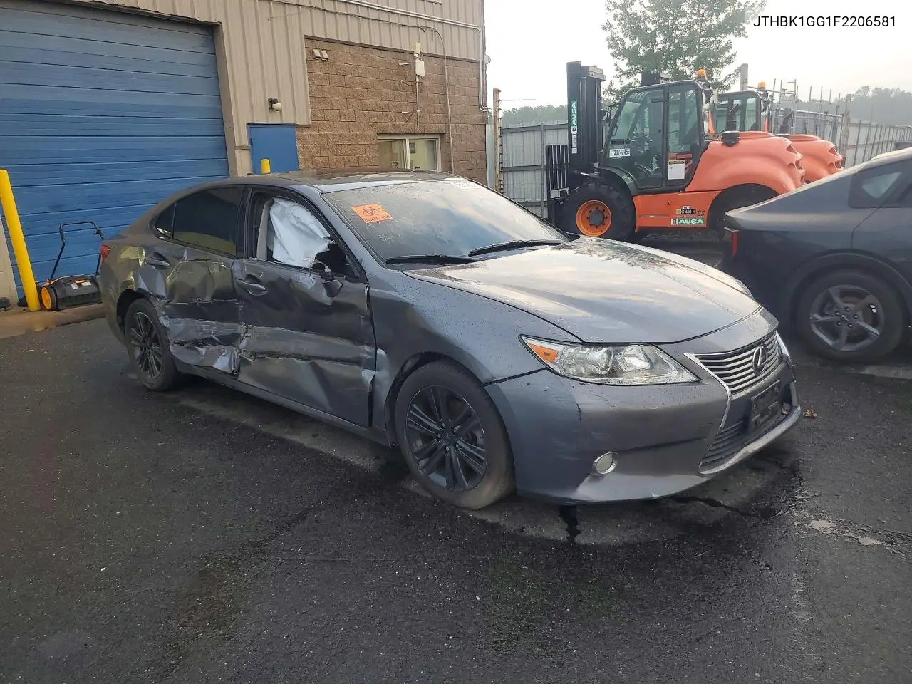 2015 LEXUS ES VIN JTHBK1GG1F2206581 — фото 4