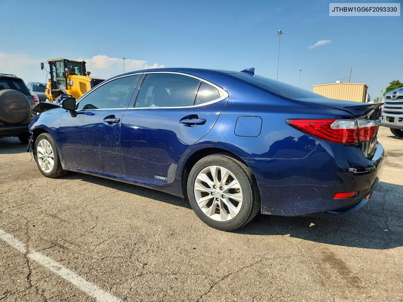 2015 LEXUS ES VIN JTHBW1GG6F2093330 — фото 2