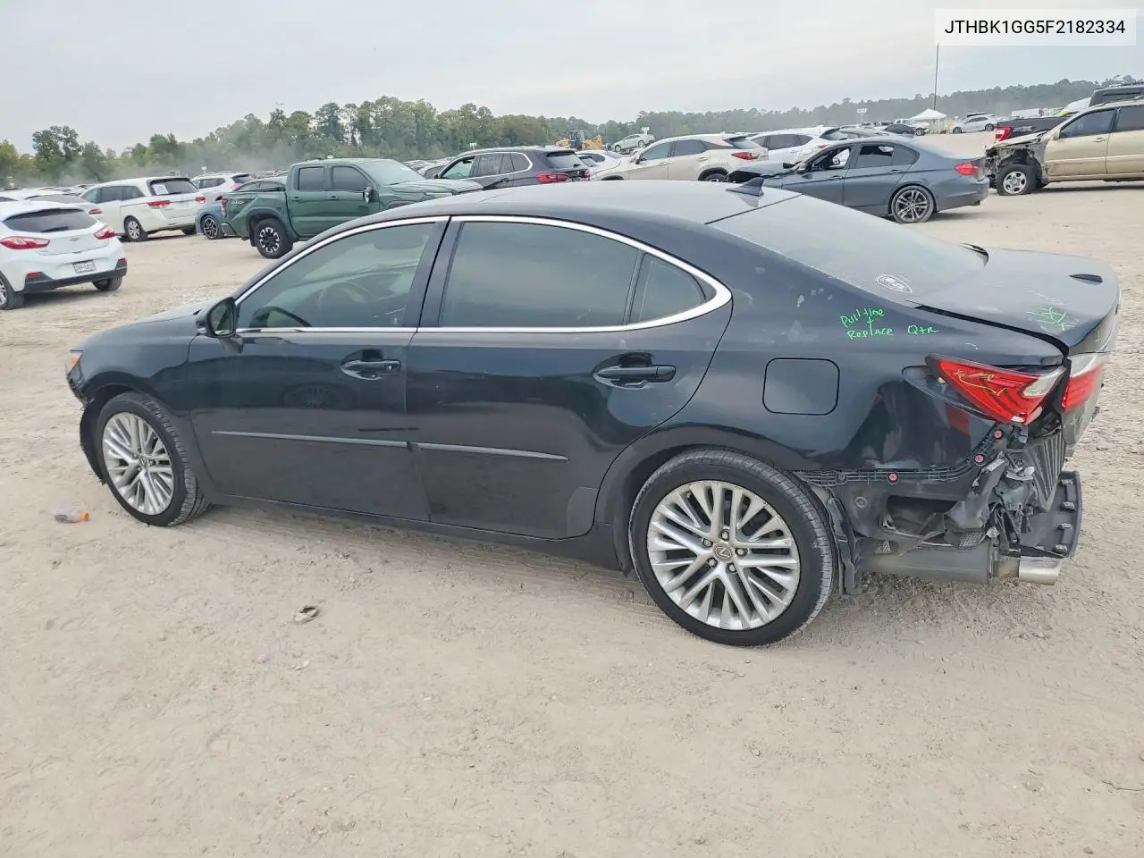 2015 LEXUS ES VIN JTHBK1GG5F2182334 — фото 2