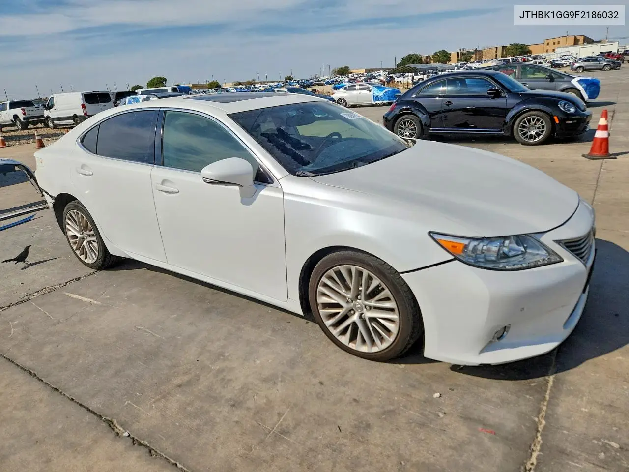 2015 LEXUS ES VIN JTHBK1GG9F2186032 — фото 4