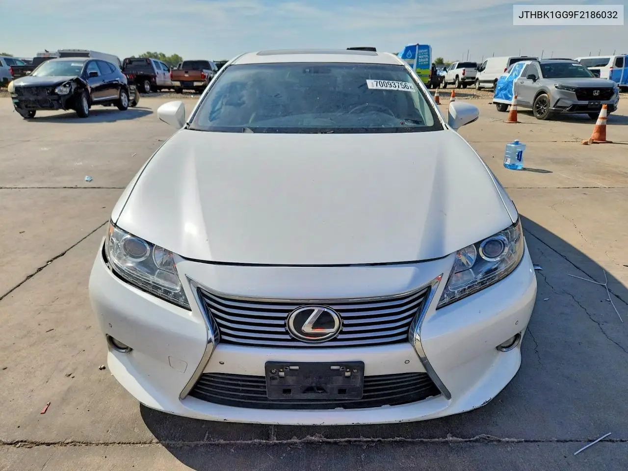 2015 LEXUS ES VIN JTHBK1GG9F2186032 — фото 5