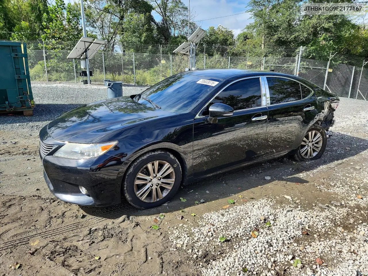 LEXUS ES 2015, VIN JTHBK1GG9F2177167
