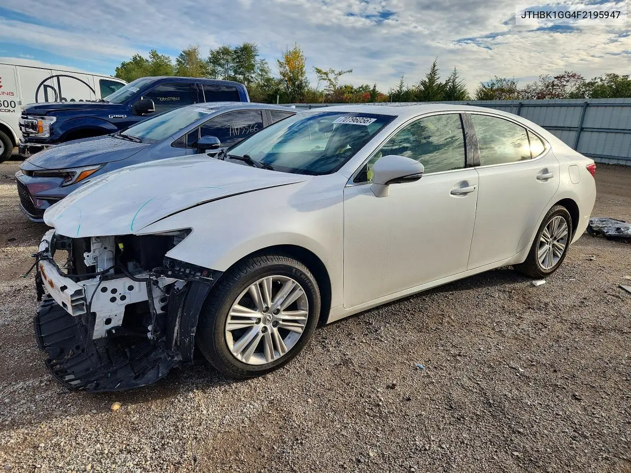 LEXUS ES 2015, VIN JTHBK1GG4F2195947