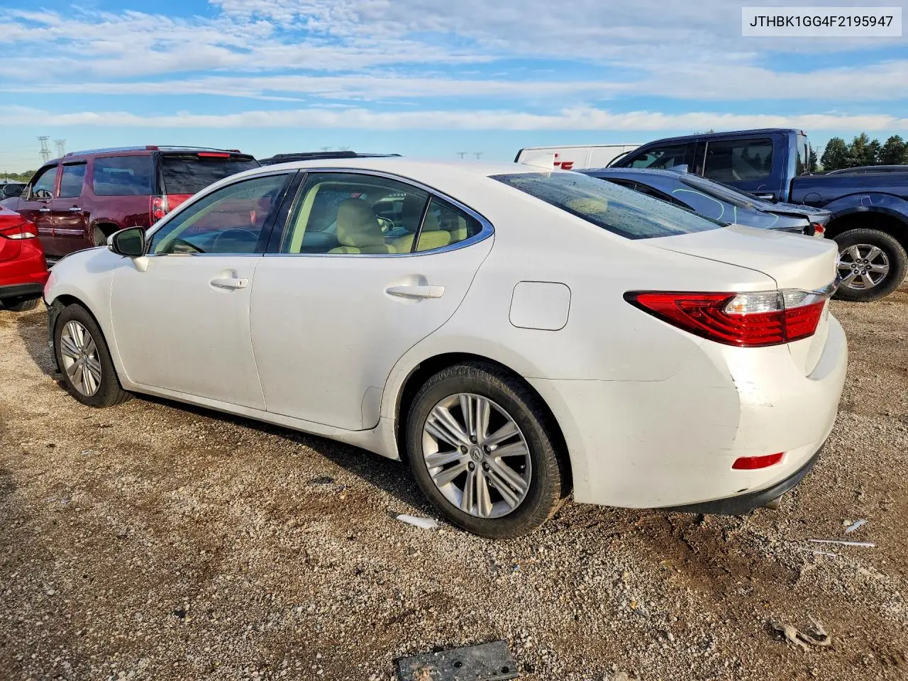 2015 LEXUS ES VIN JTHBK1GG4F2195947 — фото 2