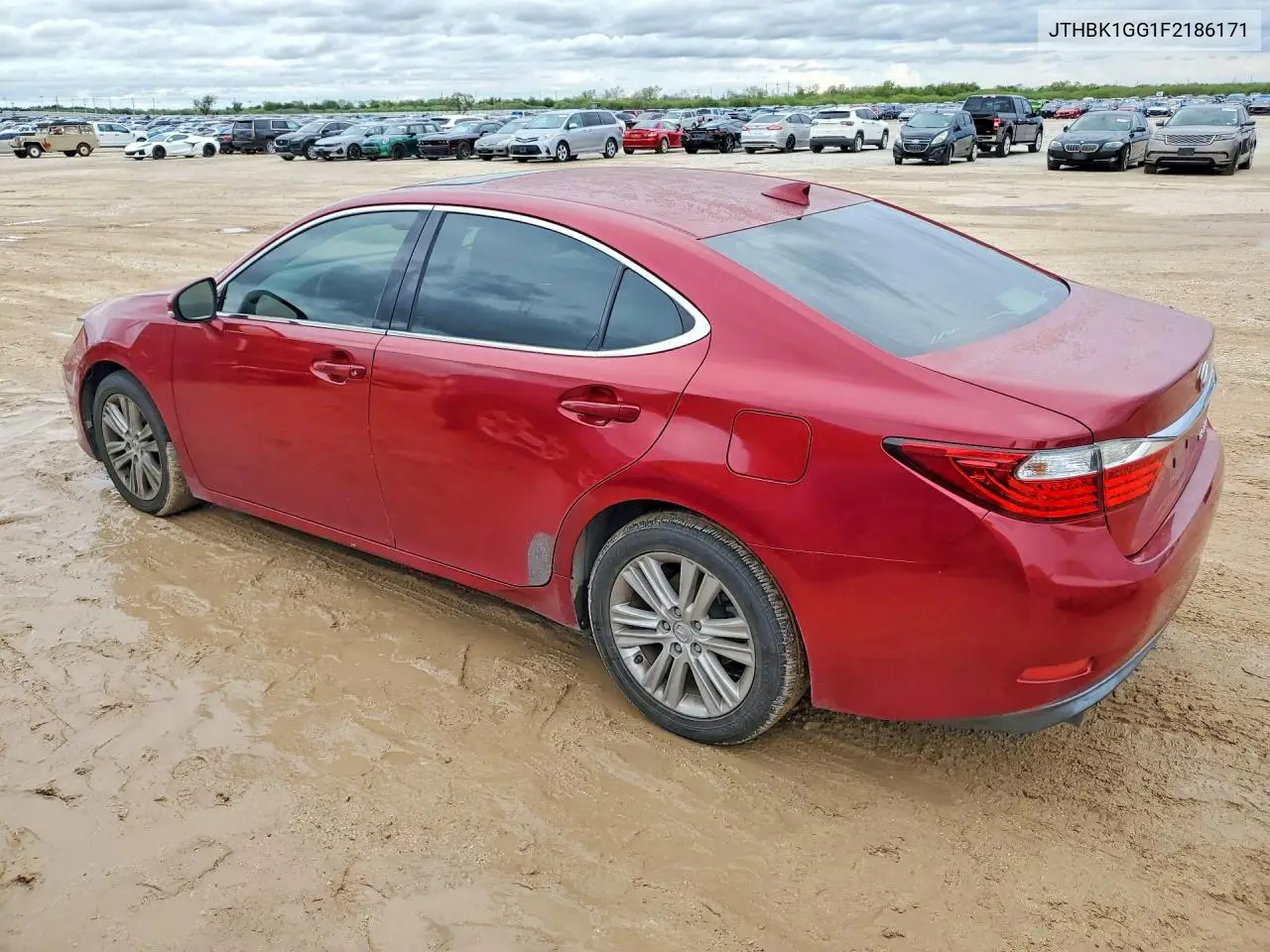 2015 LEXUS ES VIN JTHBK1GG1F2186171 — фото 2