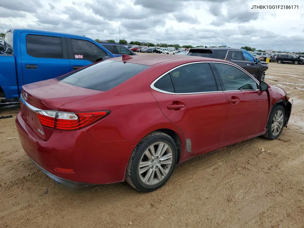 2015 LEXUS ES VIN JTHBK1GG1F2186171 — фото 3