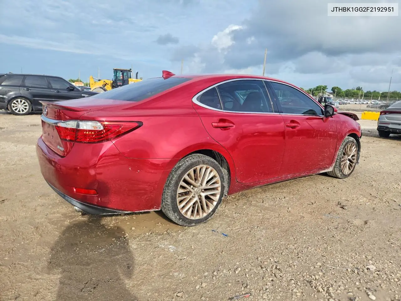 LEXUS ES 2015, VIN JTHBK1GG2F2192951