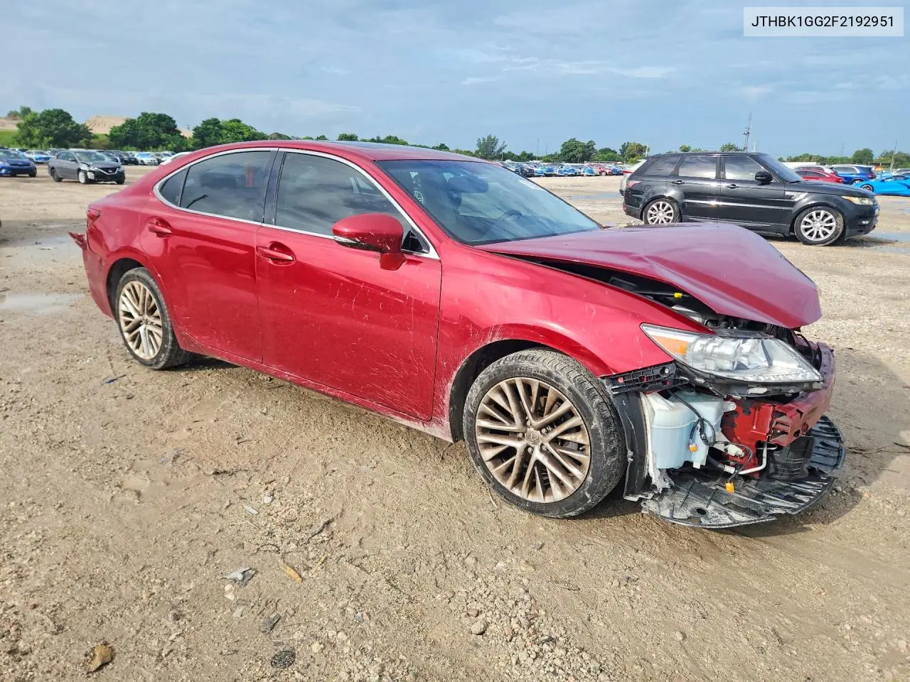 2015 LEXUS ES VIN JTHBK1GG2F2192951 — фото 4