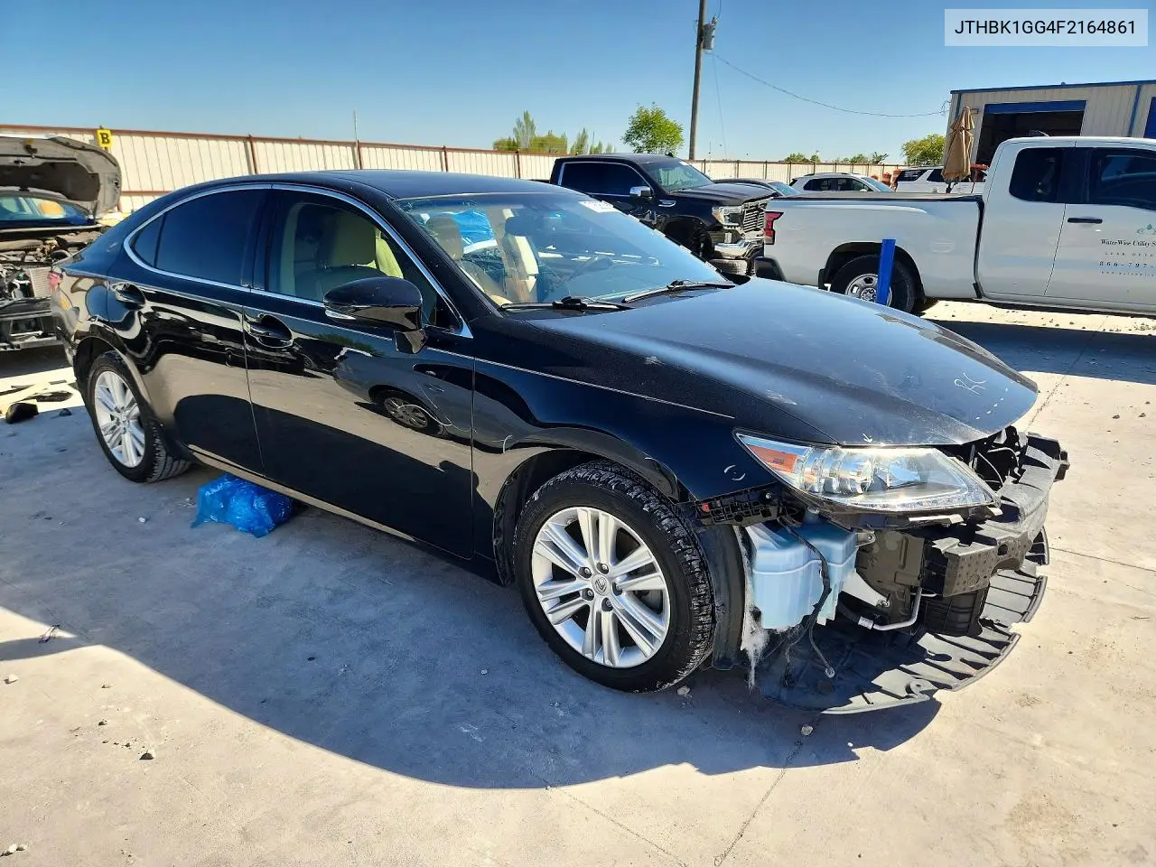 2015 LEXUS ES VIN JTHBK1GG4F2164861 — фото 4