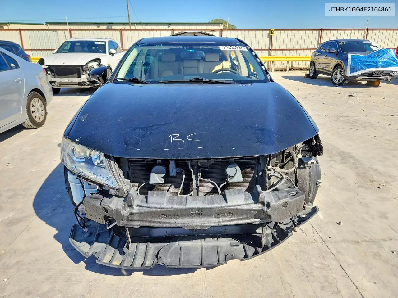 2015 LEXUS ES VIN JTHBK1GG4F2164861 — фото 5