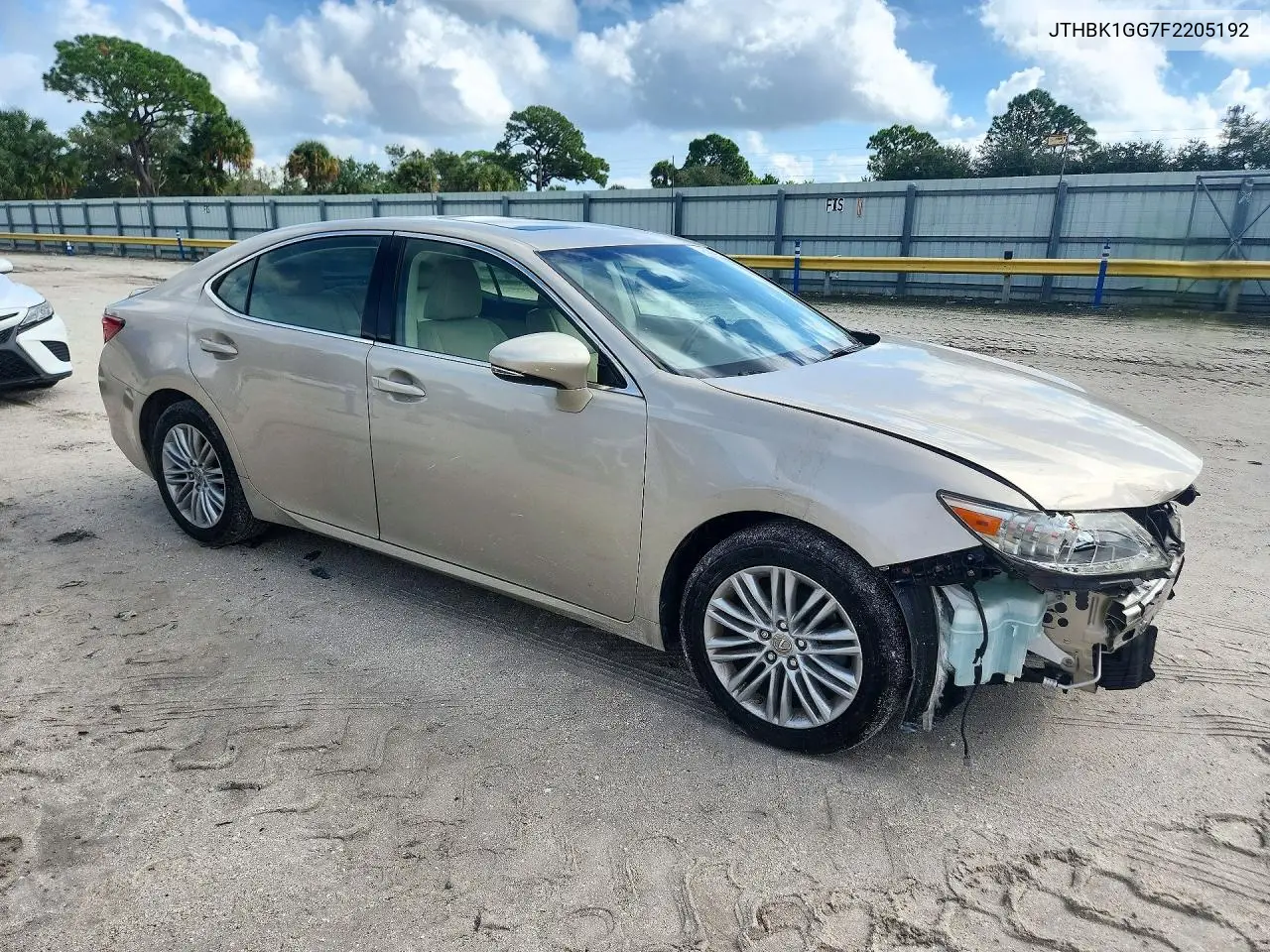 2015 LEXUS ES VIN JTHBK1GG7F2205192 — фото 4