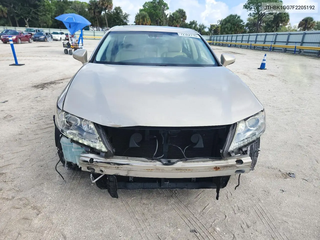 2015 LEXUS ES VIN JTHBK1GG7F2205192 — фото 5
