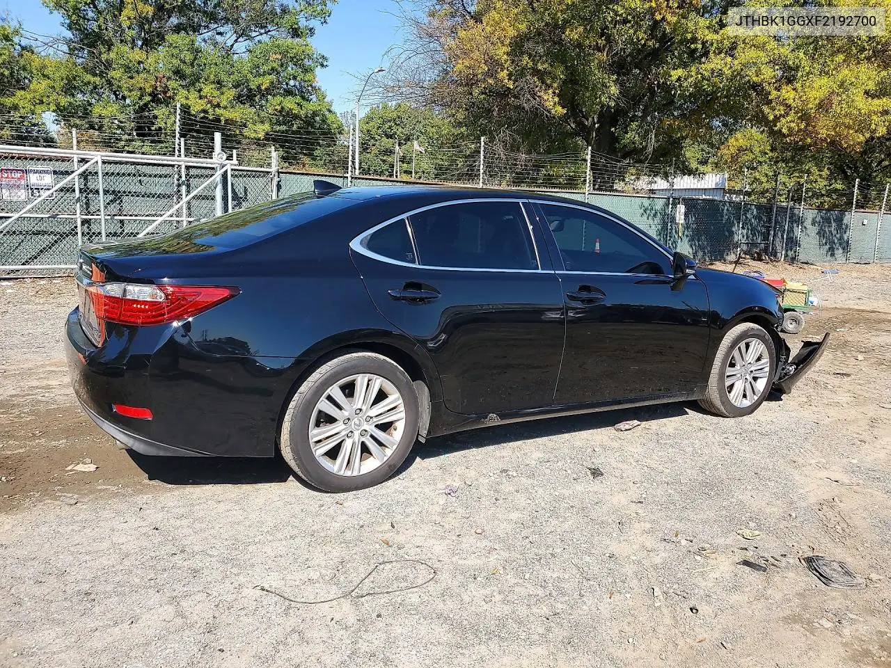 2015 LEXUS ES VIN JTHBK1GGXF2192700 — фото 3