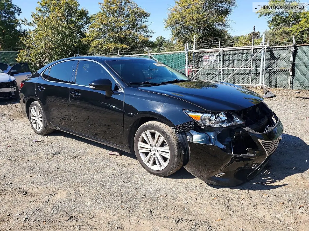2015 LEXUS ES VIN JTHBK1GGXF2192700 — фото 4