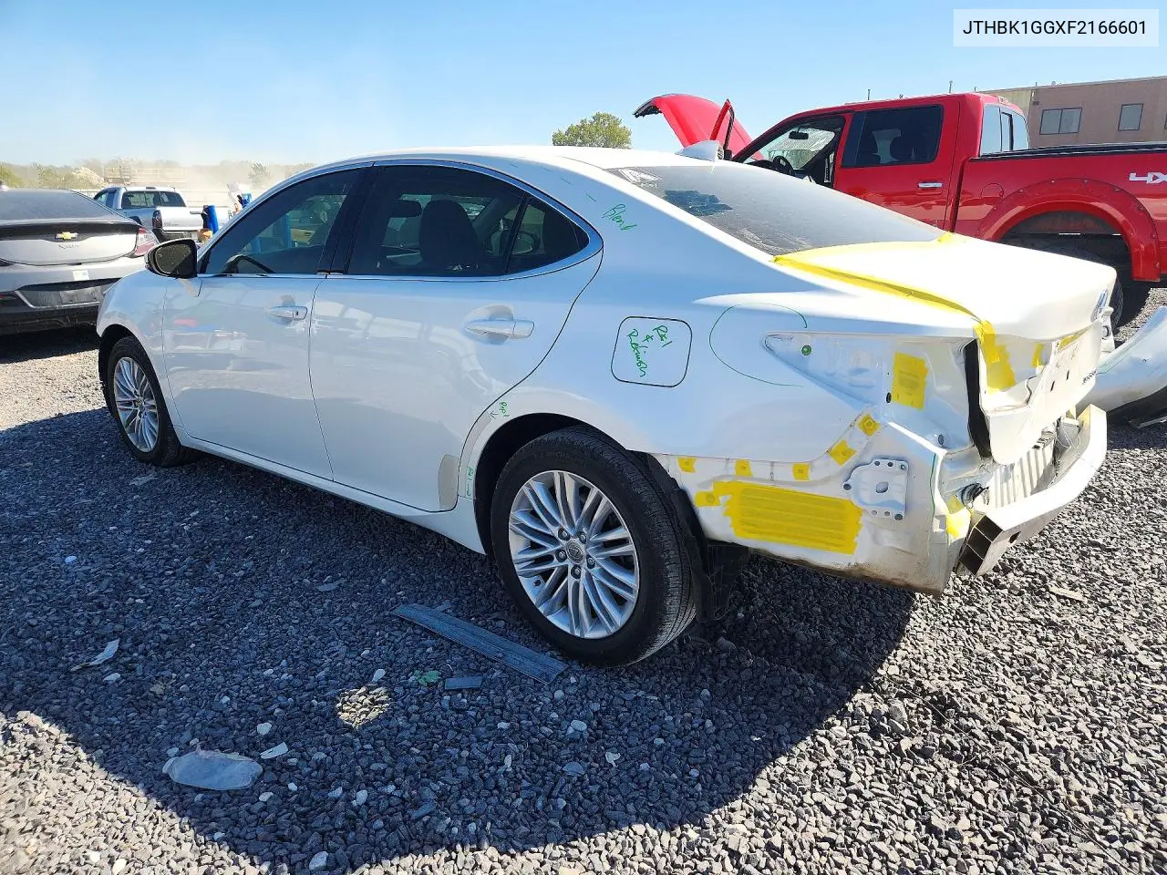 2015 LEXUS ES VIN JTHBK1GGXF2166601 — фото 2