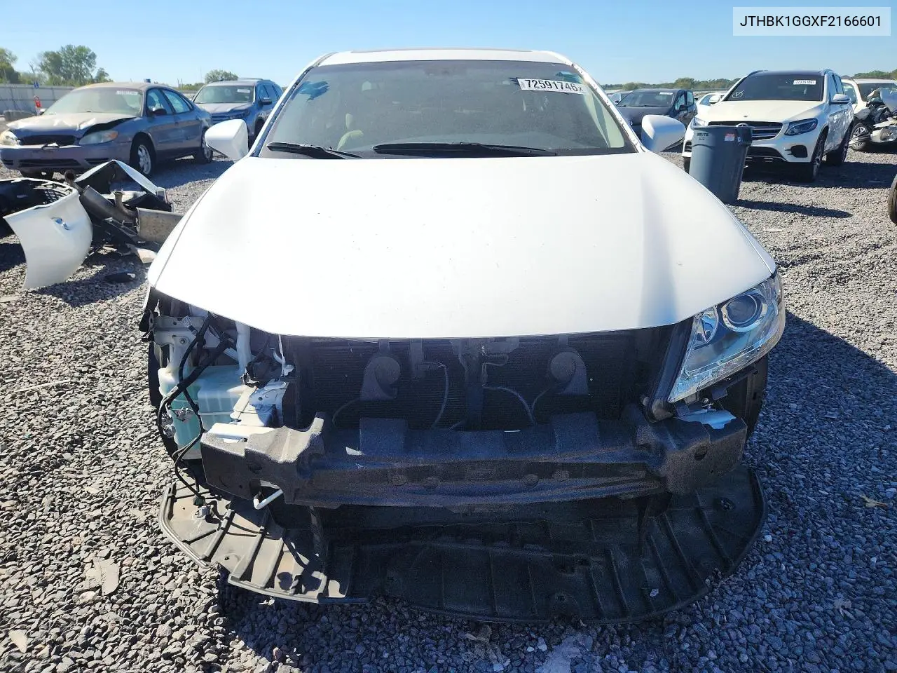2015 LEXUS ES VIN JTHBK1GGXF2166601 — фото 5