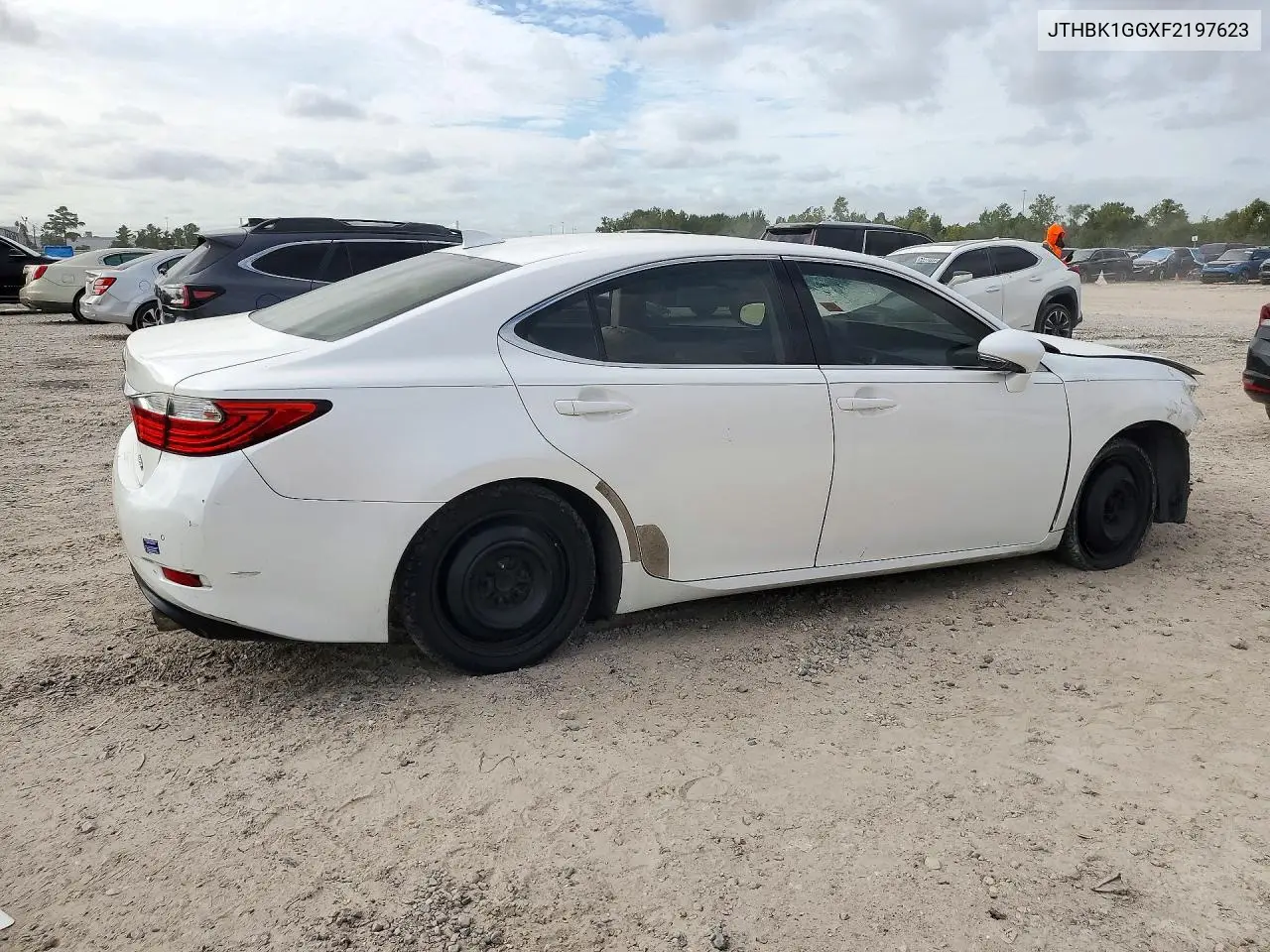 2015 LEXUS ES VIN JTHBK1GGXF2197623 — фото 3