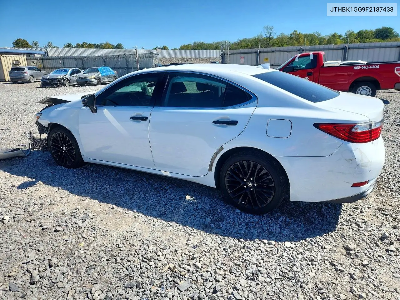 2015 LEXUS ES VIN JTHBK1GG9F2187438 — фото 2