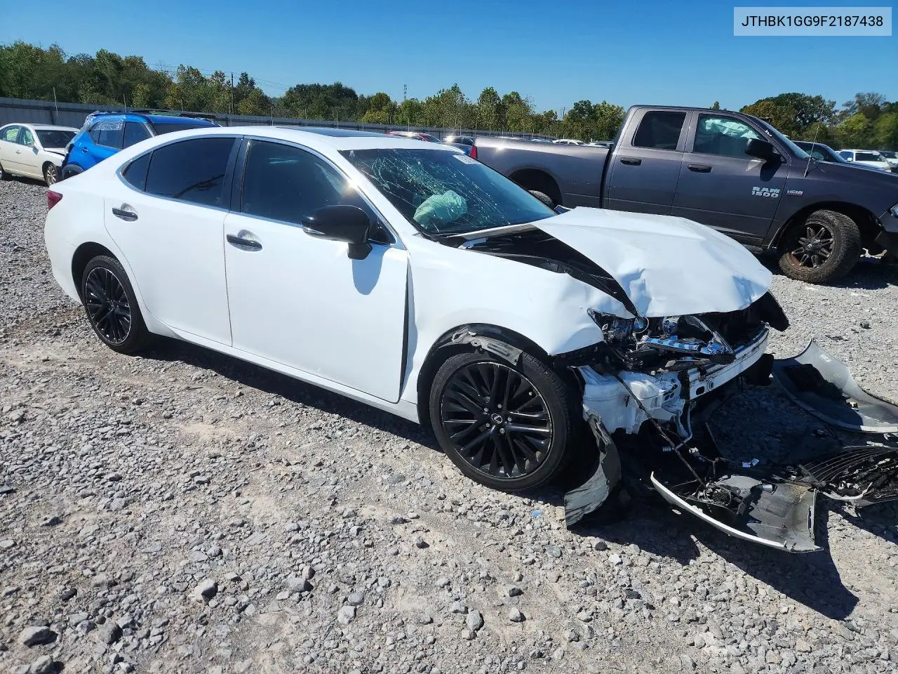 2015 LEXUS ES VIN JTHBK1GG9F2187438 — фото 4