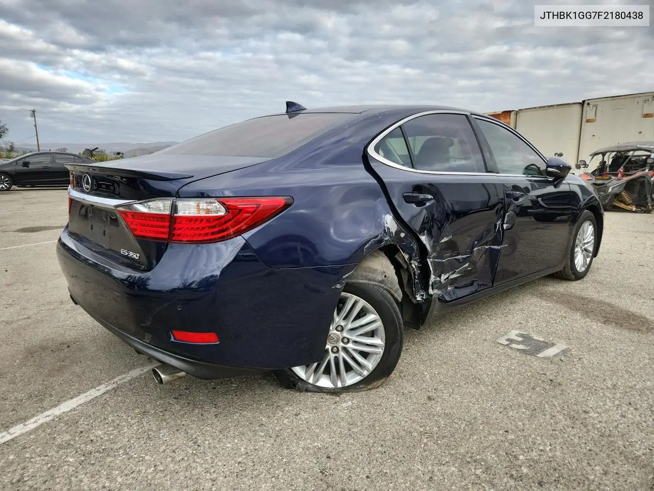 2015 LEXUS ES VIN JTHBK1GG7F2180438 — фото 3