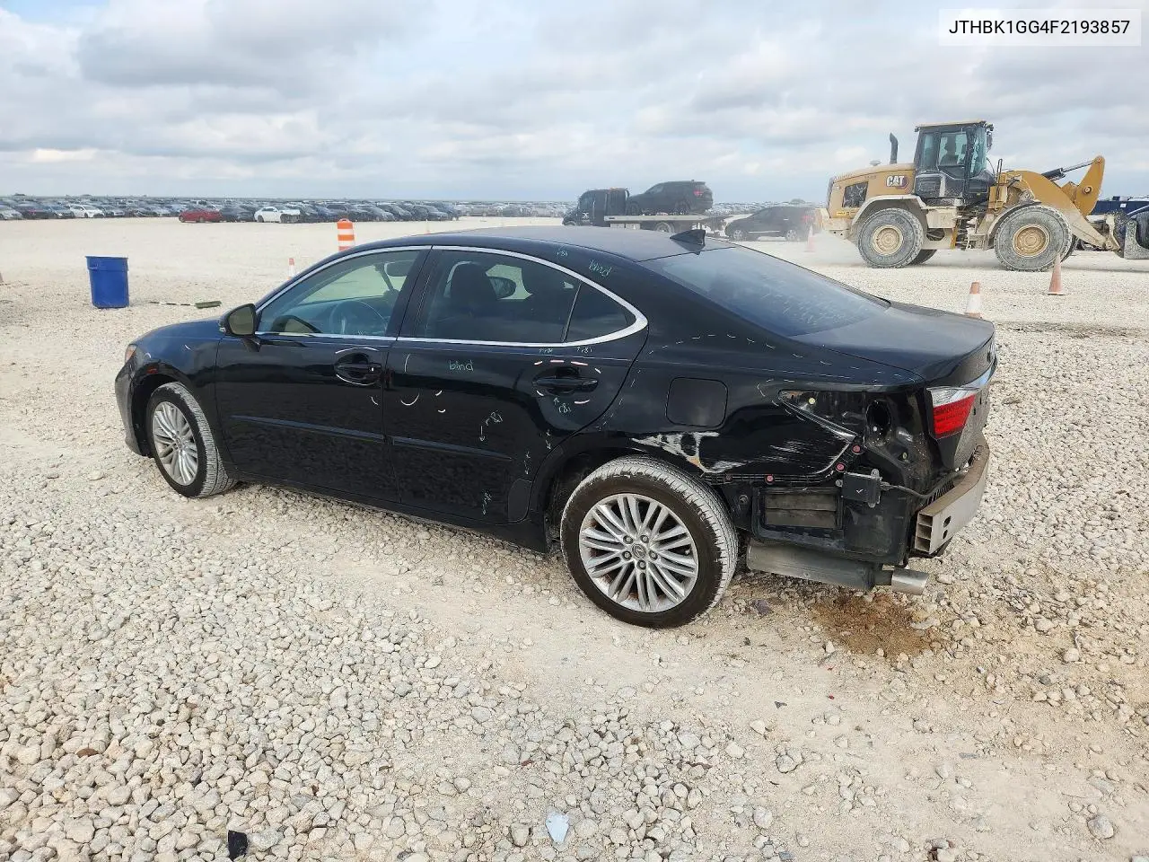2015 LEXUS ES VIN JTHBK1GG4F2193857 — фото 2