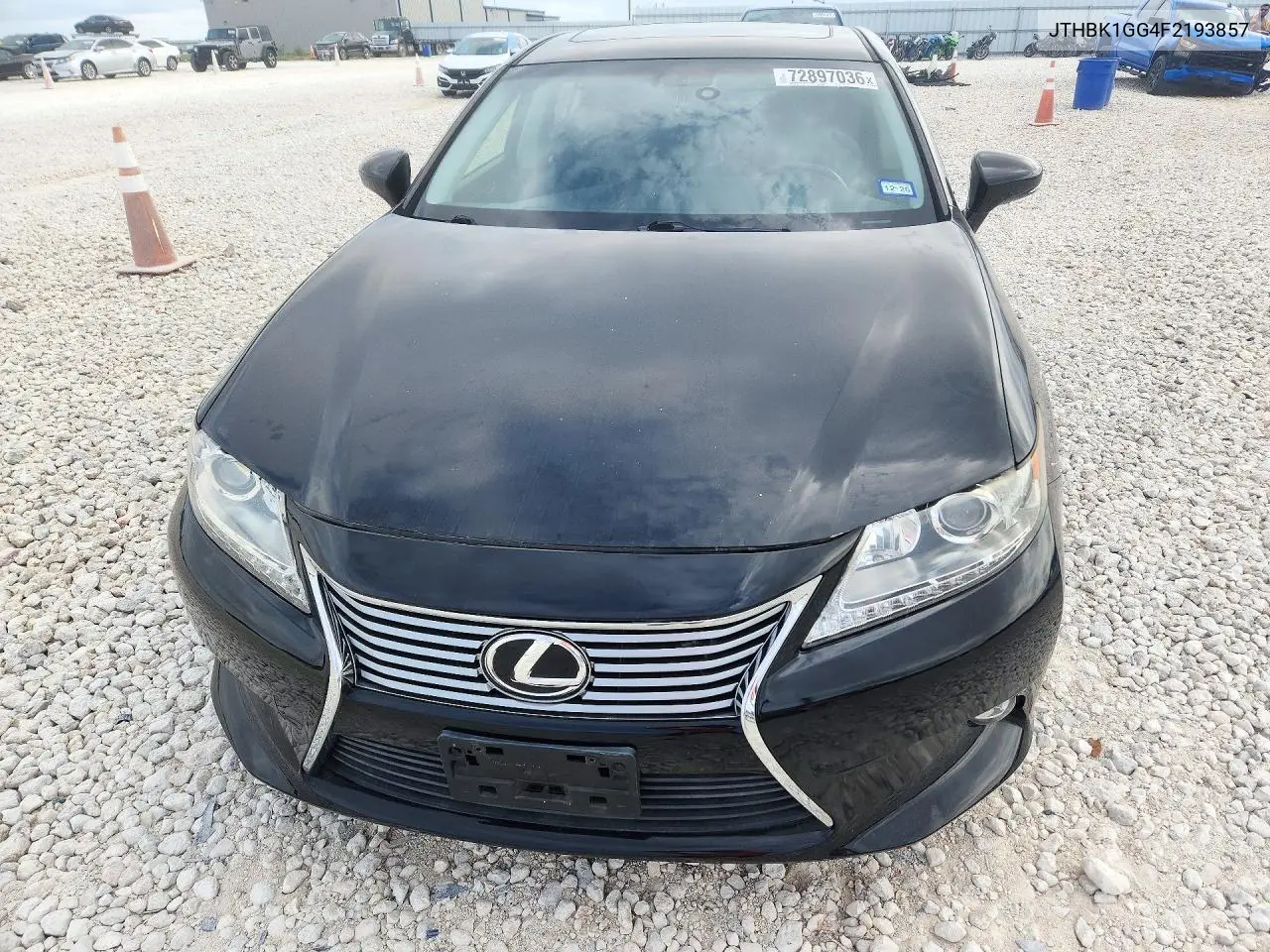 2015 LEXUS ES VIN JTHBK1GG4F2193857 — фото 5