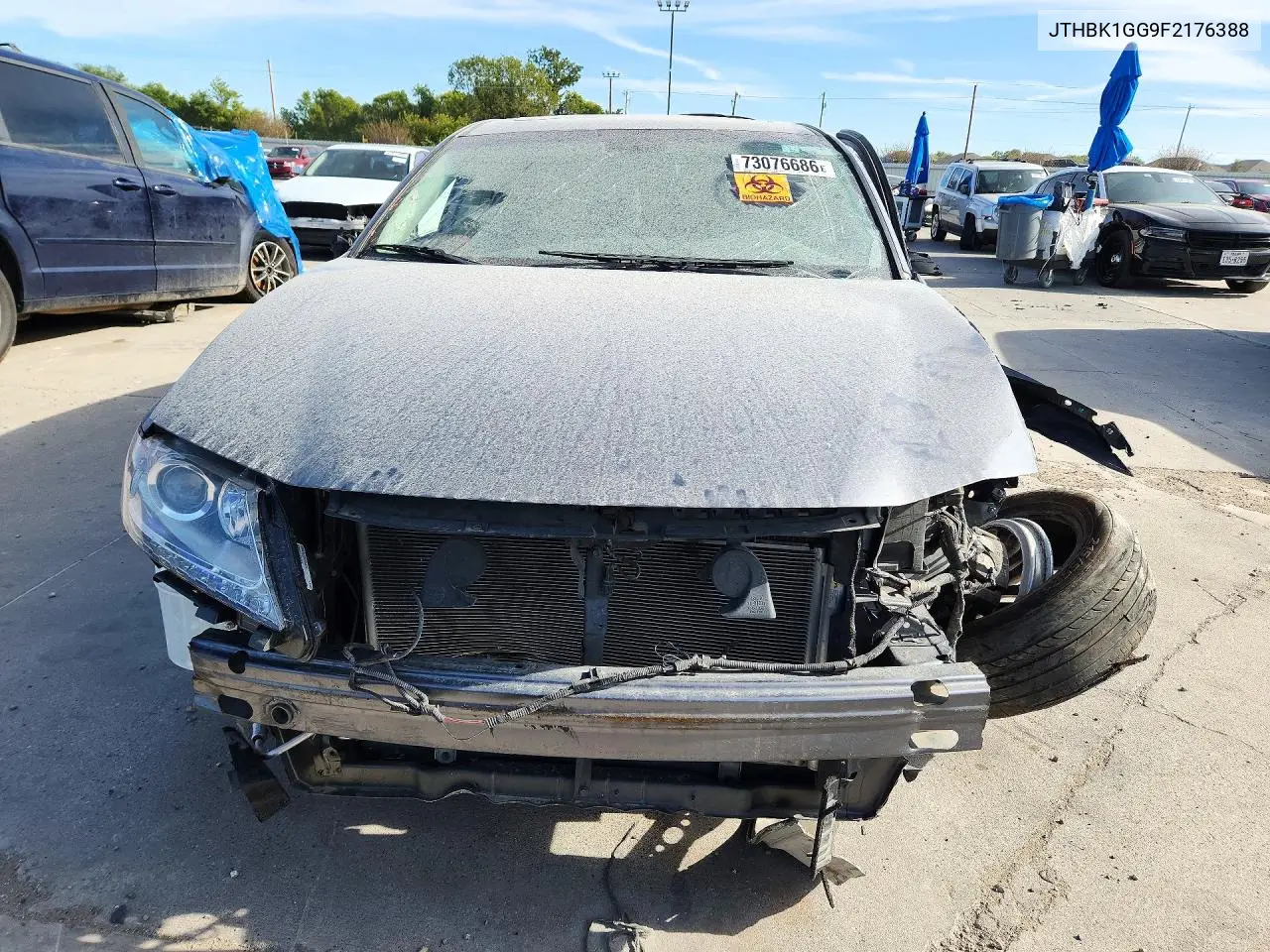 2015 LEXUS ES VIN JTHBK1GG9F2176388 — фото 5