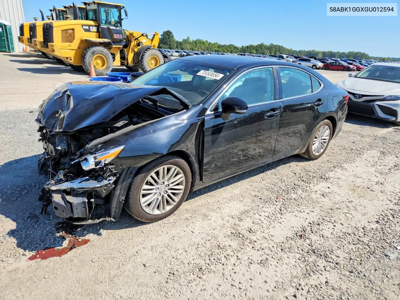 LEXUS ES 2016, VIN 58ABK1GGXGU012594