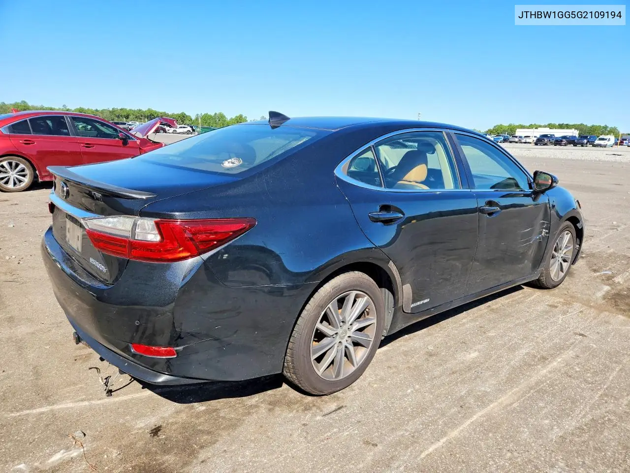 2016 LEXUS ES VIN JTHBW1GG5G2109194 — фото 3