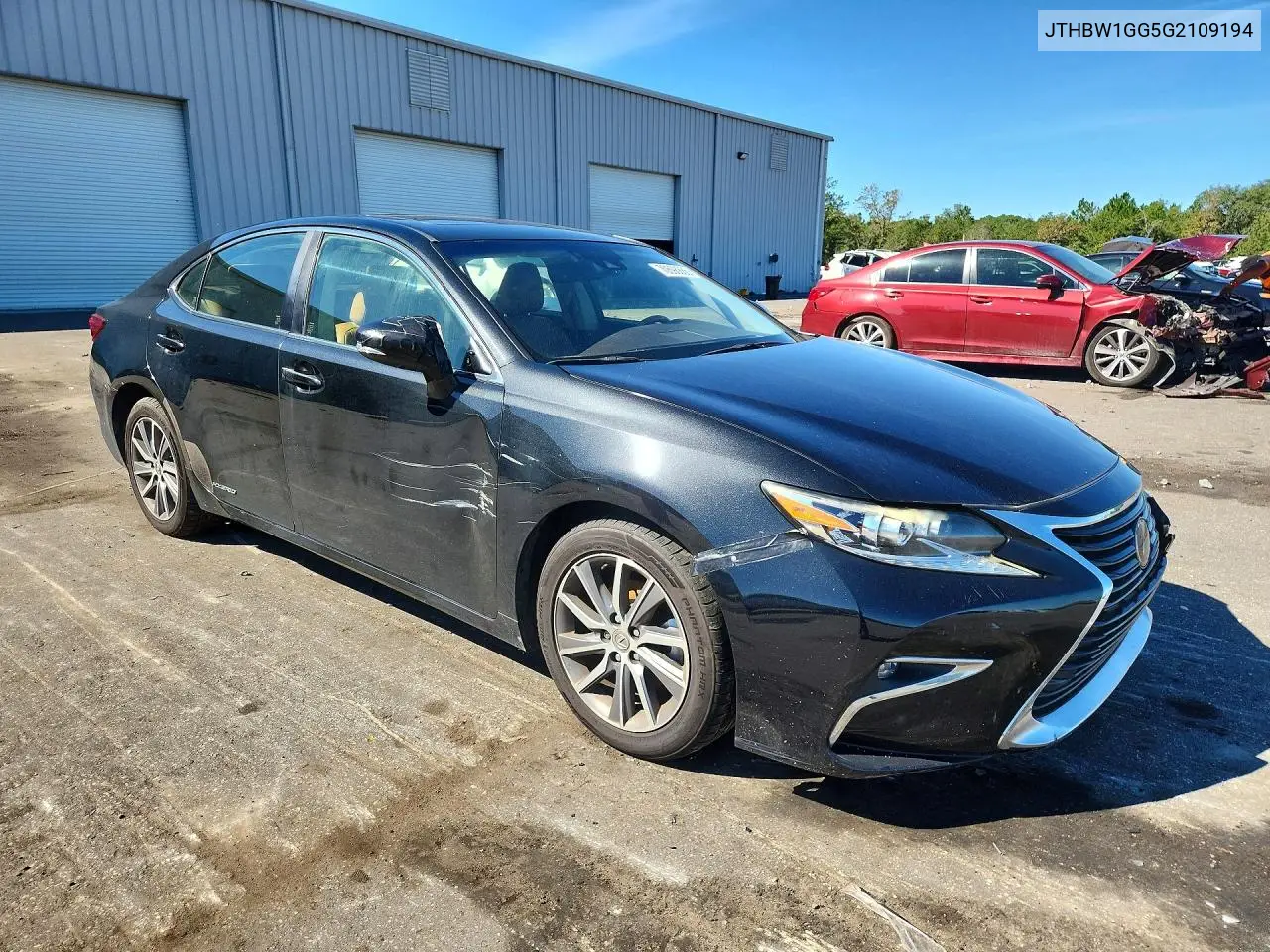 2016 LEXUS ES VIN JTHBW1GG5G2109194 — фото 4