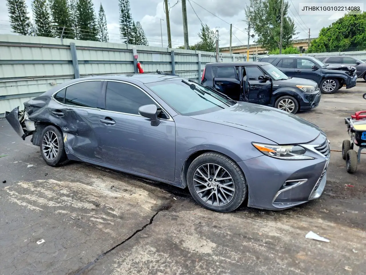 2016 LEXUS ES VIN JTHBK1GG1G2214083 — фото 4