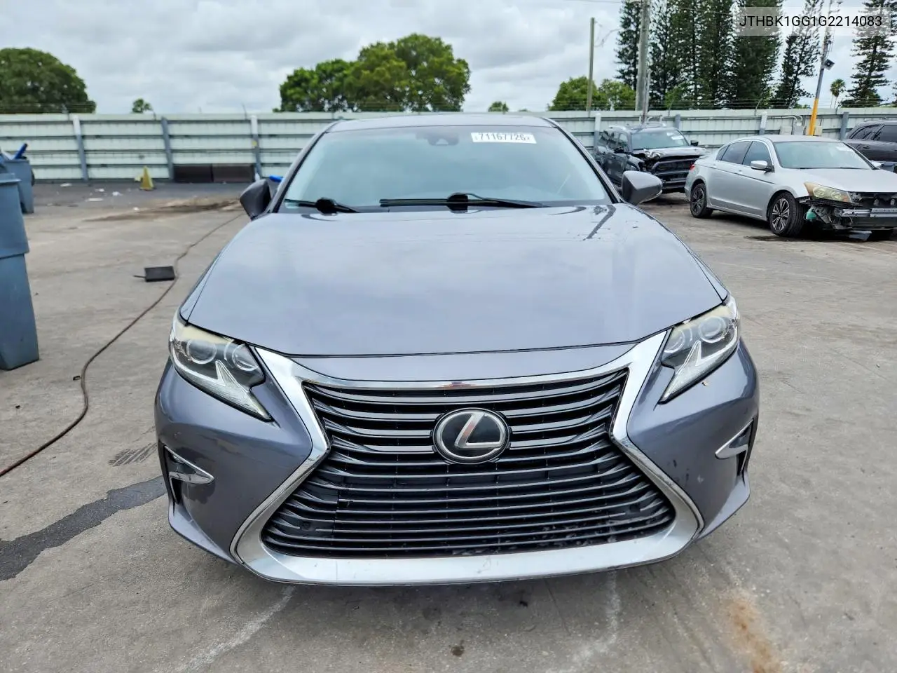2016 LEXUS ES VIN JTHBK1GG1G2214083 — фото 5