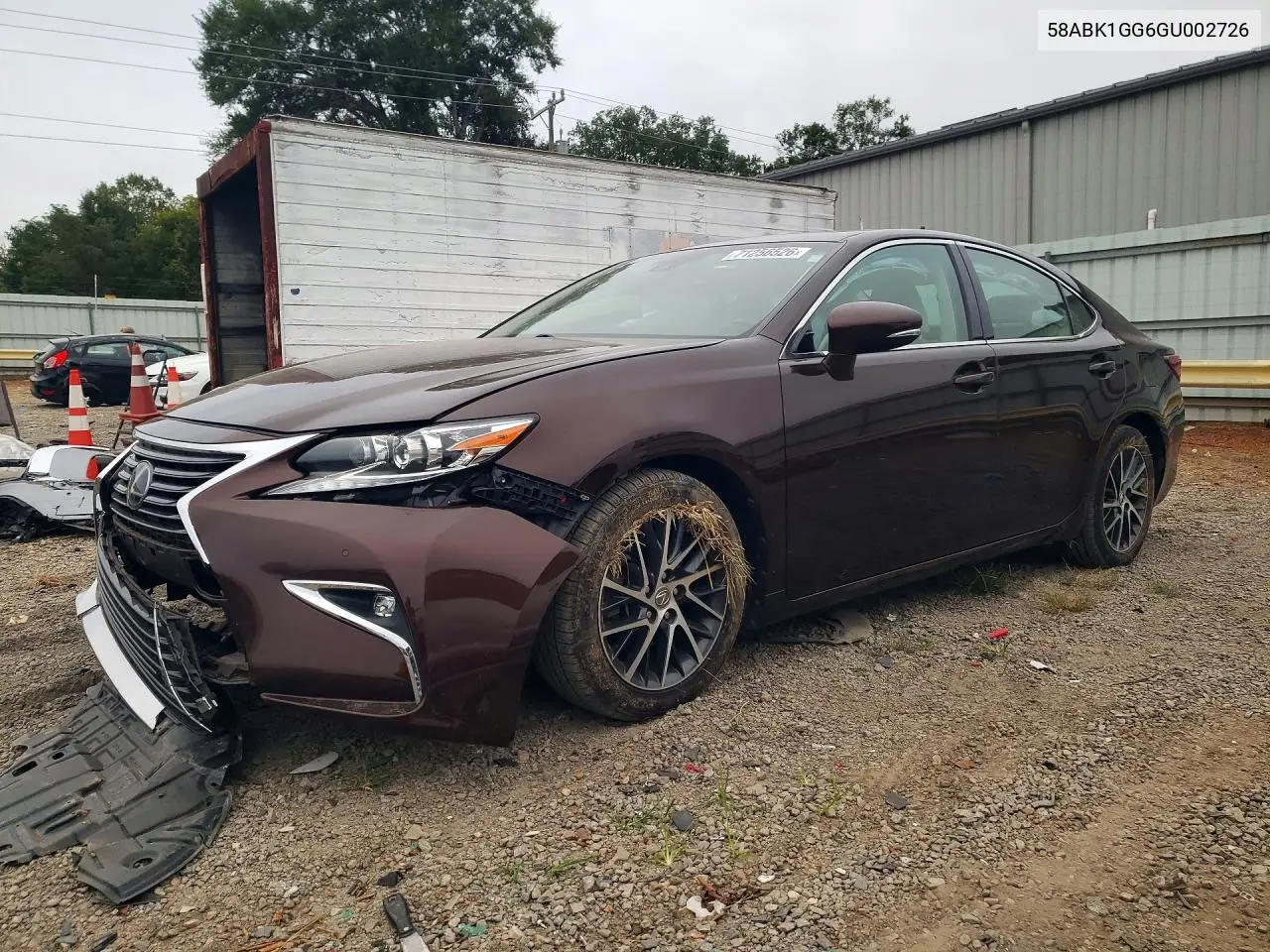 LEXUS ES 2016, VIN 58ABK1GG6GU002726