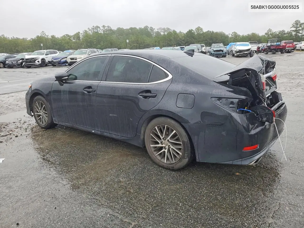2016 LEXUS ES VIN 58ABK1GG0GU005525 — фото 2