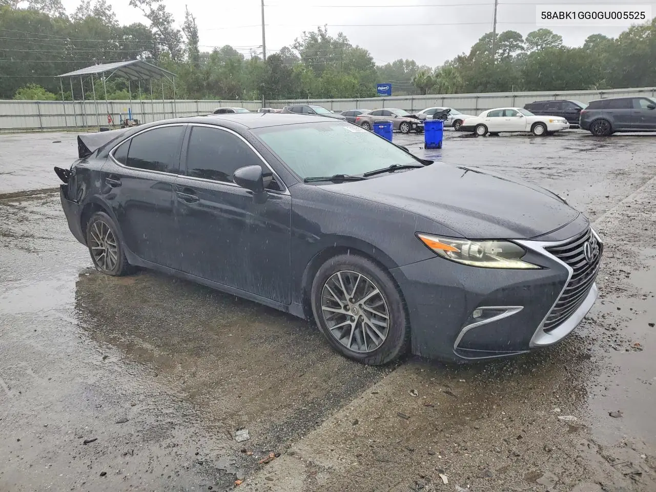 2016 LEXUS ES VIN 58ABK1GG0GU005525 — фото 4
