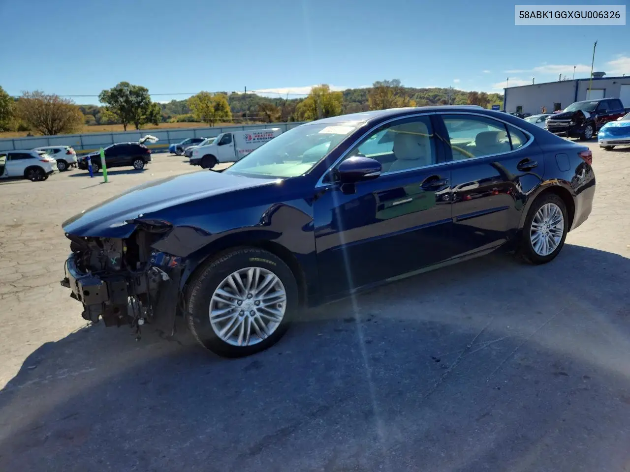 LEXUS ES 2016, VIN 58ABK1GGXGU006326