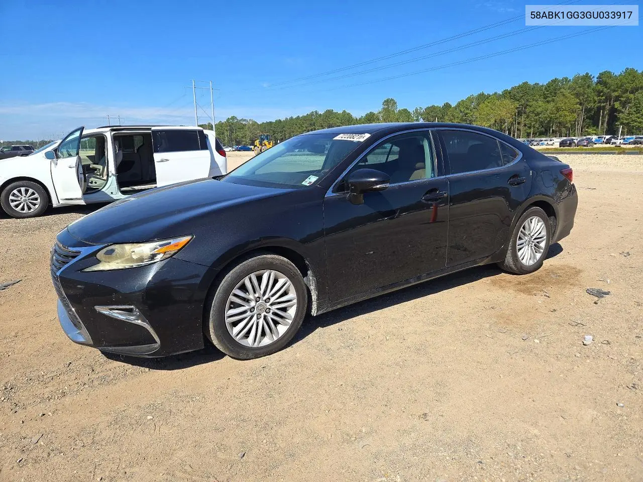 LEXUS ES 2016, VIN 58ABK1GG3GU033917