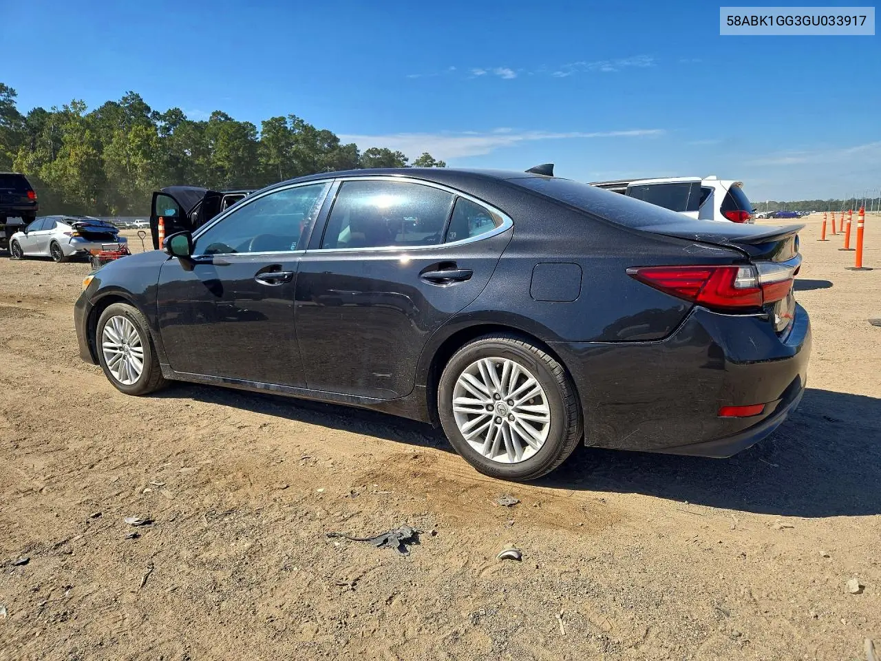 2016 LEXUS ES VIN 58ABK1GG3GU033917 — фото 2