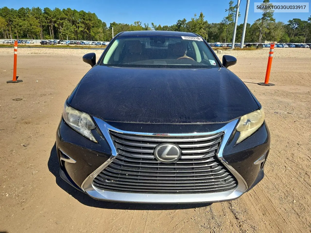 2016 LEXUS ES VIN 58ABK1GG3GU033917 — фото 5