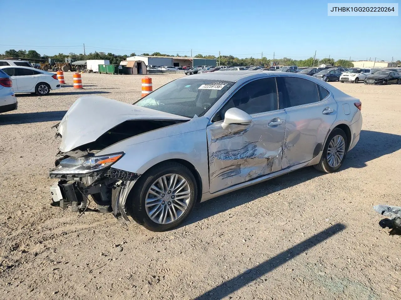 LEXUS ES 2016, VIN JTHBK1GG2G2220264