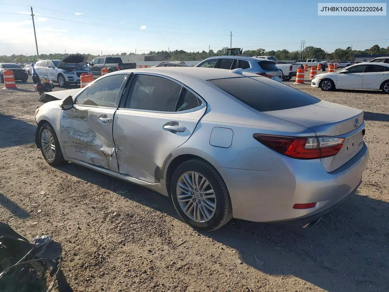2016 LEXUS ES VIN JTHBK1GG2G2220264 — фото 2