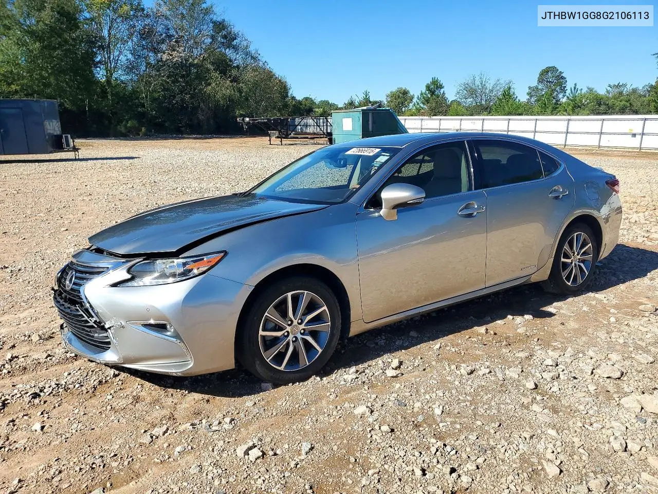 LEXUS ES 2016, VIN JTHBW1GG8G2106113