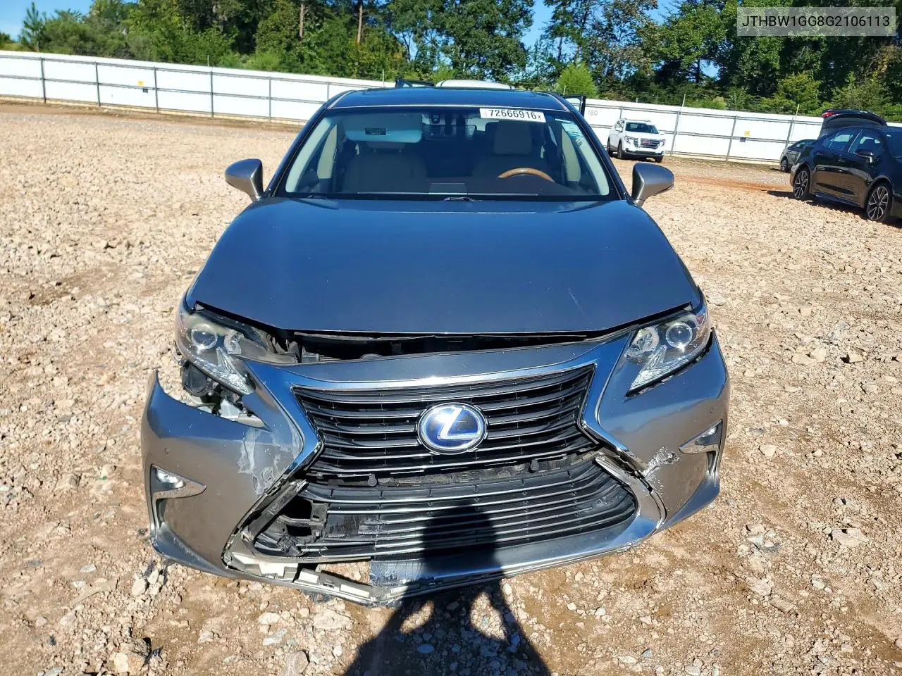 2016 LEXUS ES VIN JTHBW1GG8G2106113 — фото 5