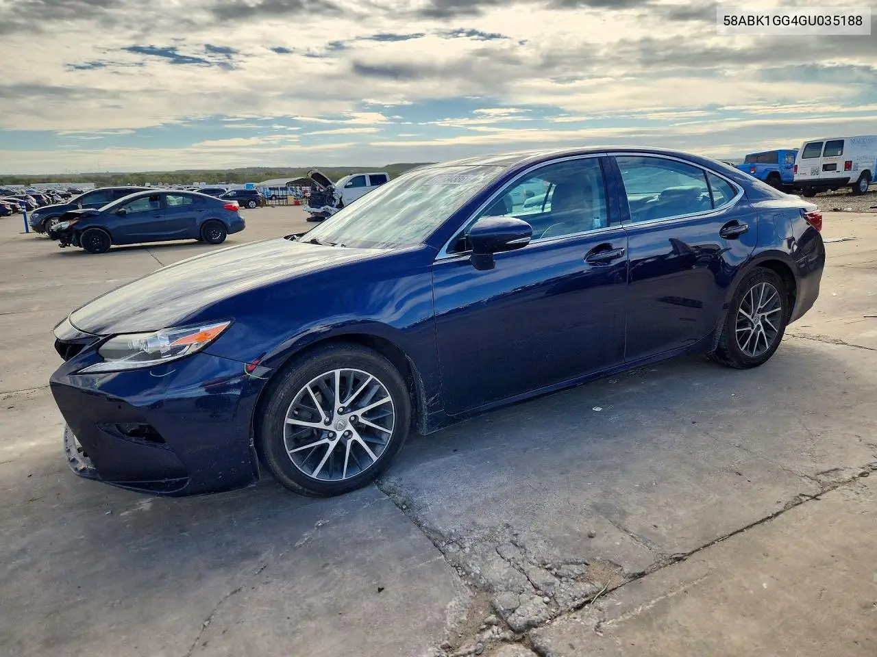 LEXUS ES 2016, VIN 58ABK1GG4GU035188